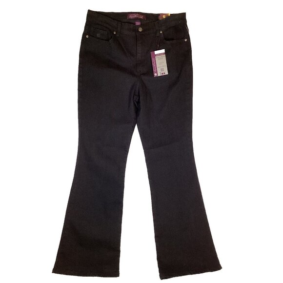 Gloria Vanderbilt Amanda Boot Swan Series Black Jean 12 Average Classic Rise NWT - Picture 1 of 4